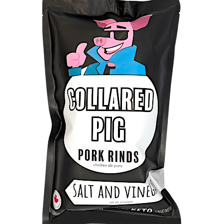 Collared Pig Pork Rinds - Salt and Vinegar